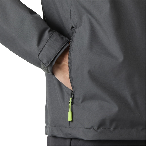 2026 Helly Hansen Mens Crew Hooded Midlayer Jacket 2 34442 - Thunder Grey